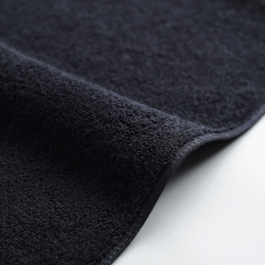 Black Cotton Towel
