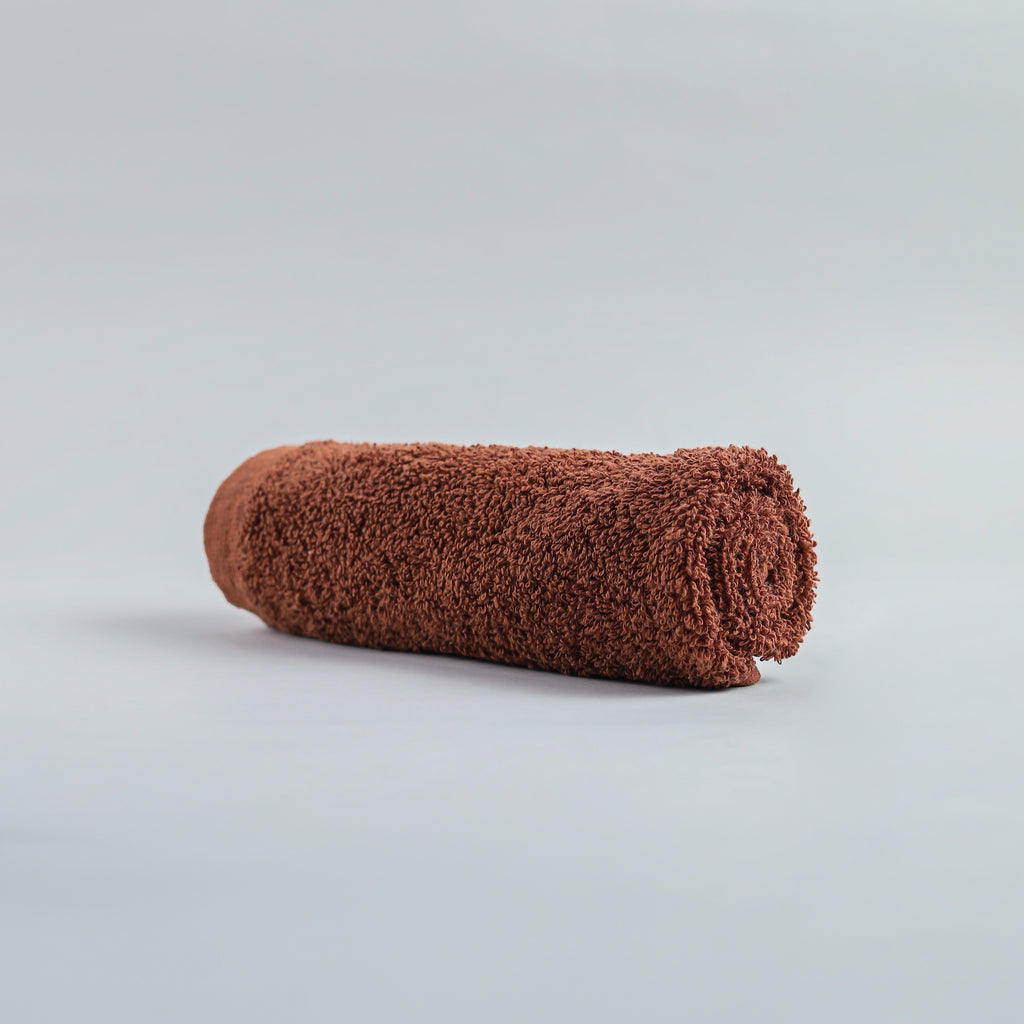 Brick Red Cotton Towel