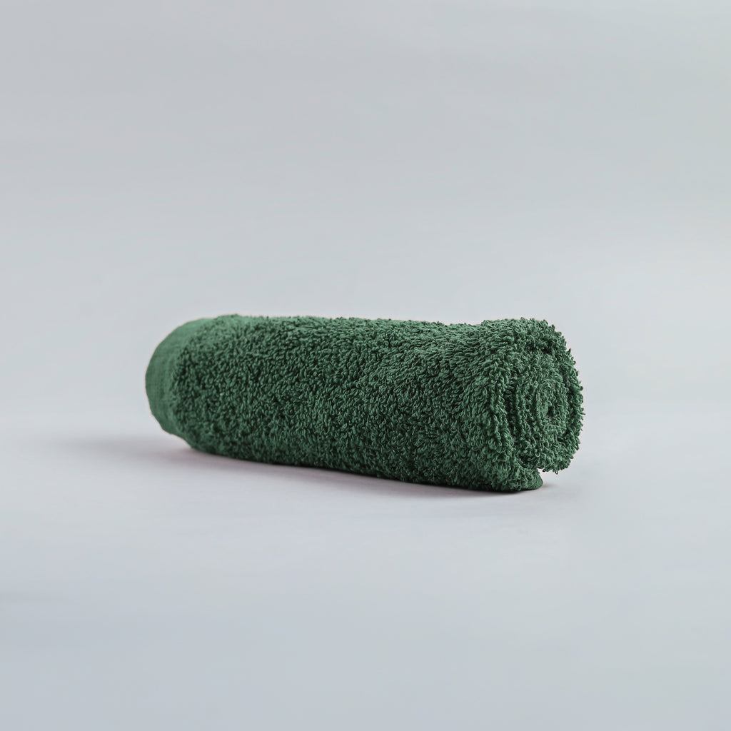 Green Cotton Towel