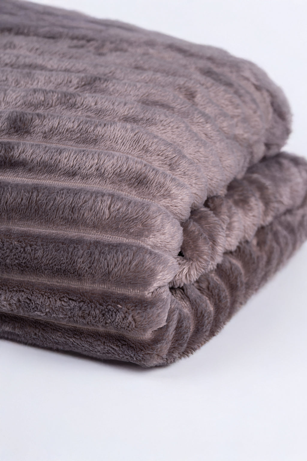 Ribbed Black Blanket