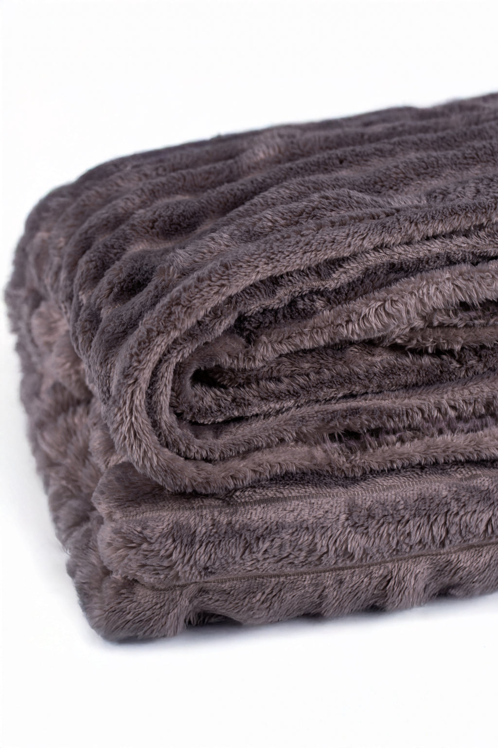 Ribbed Black Blanket