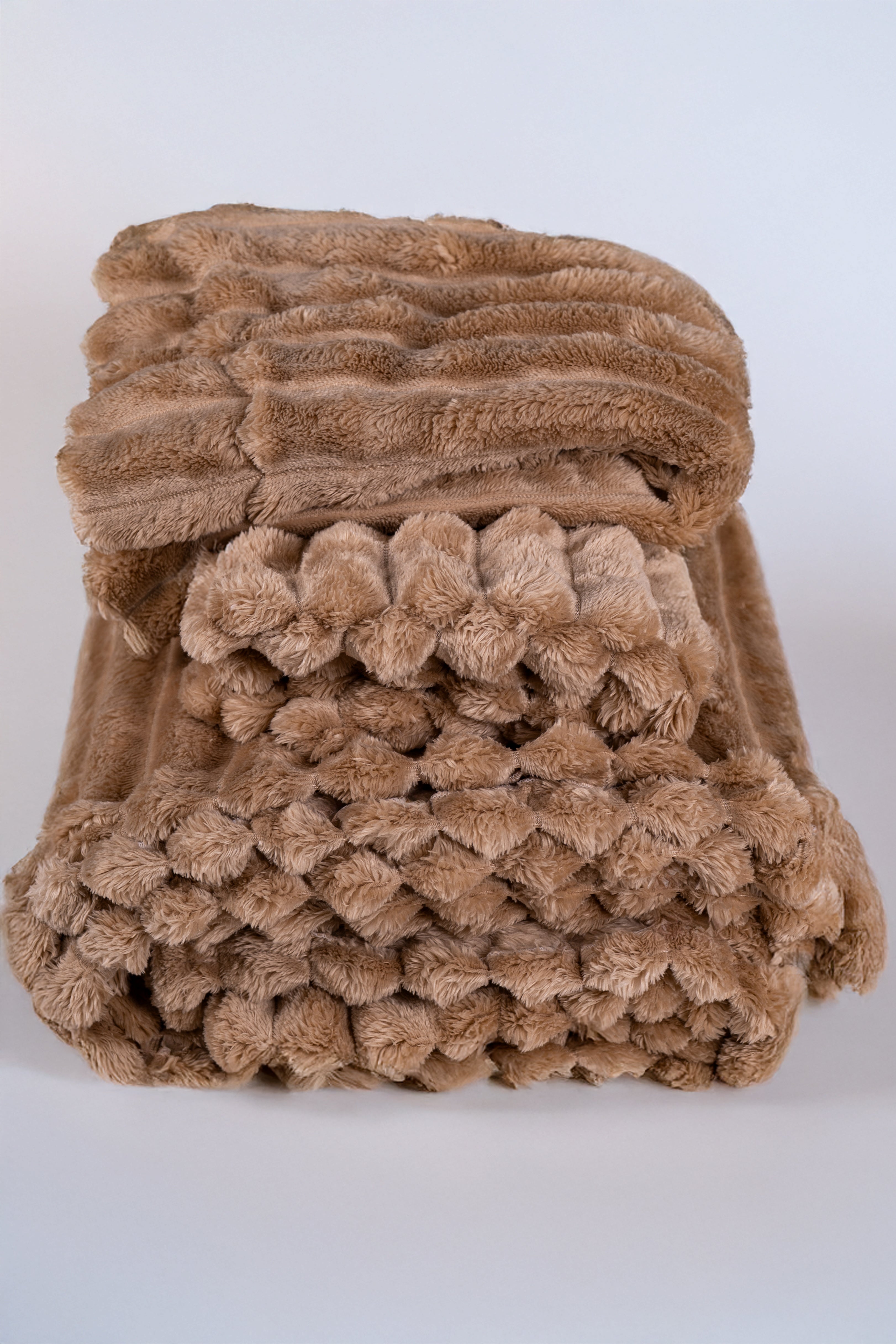 Brown Blanket (with 2 Optional Pillow Cases)