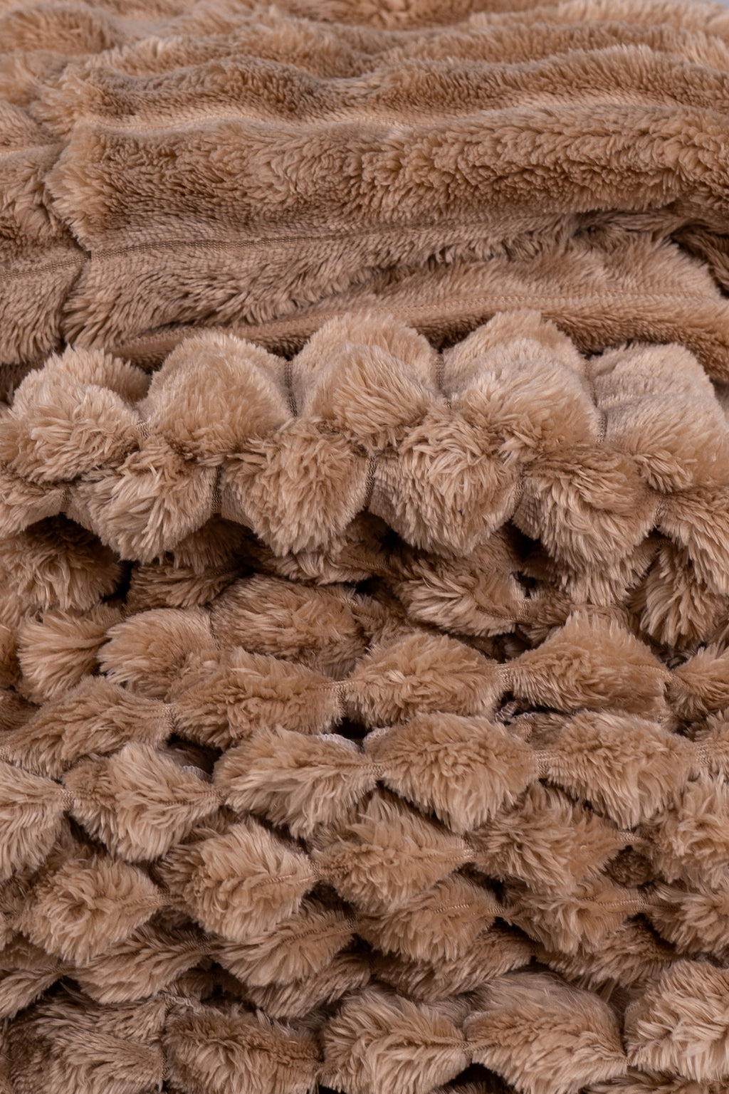 Brown Blanket (with 2 Optional Pillow Cases)