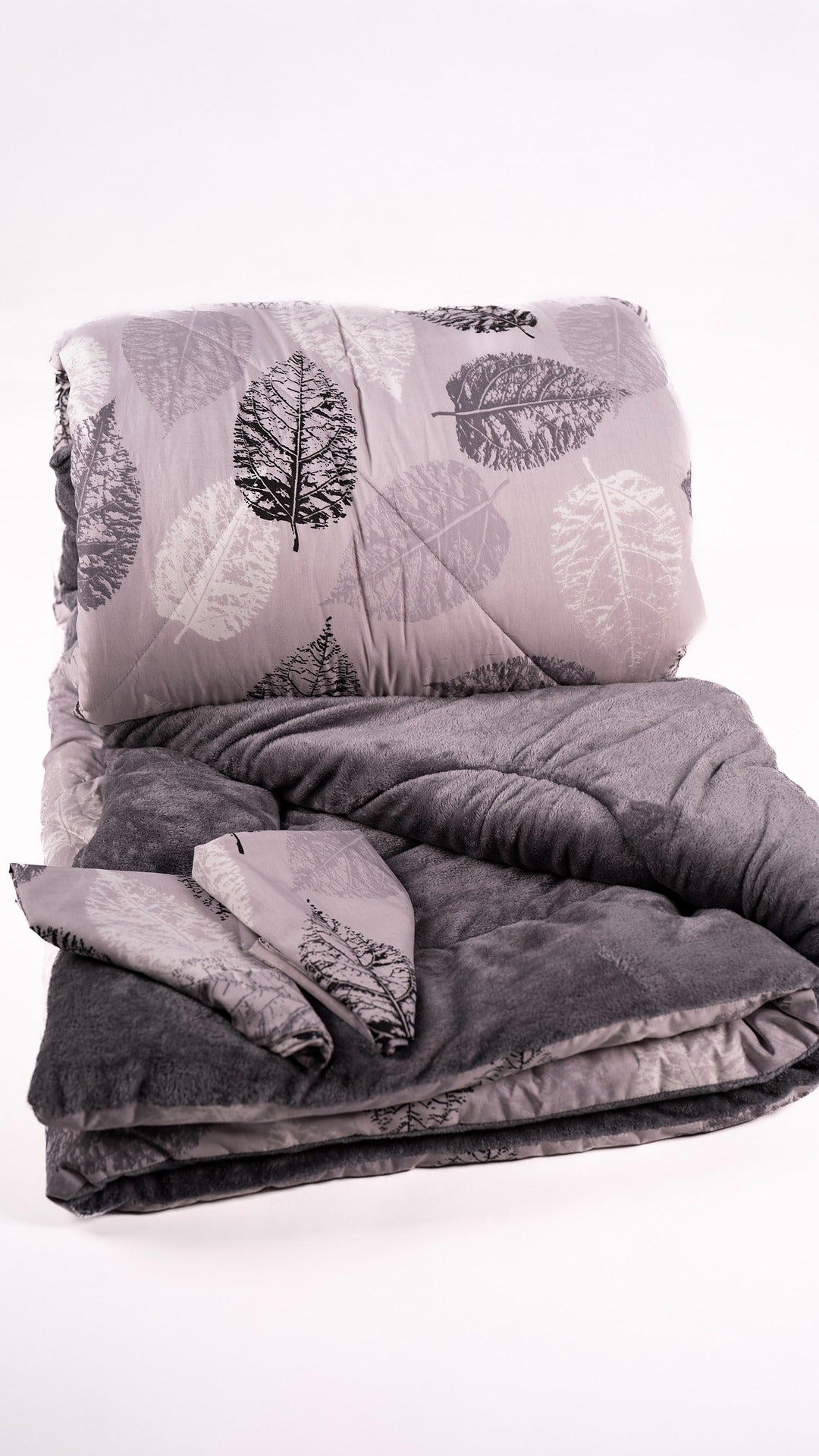 Printed Grey Bed Duvet