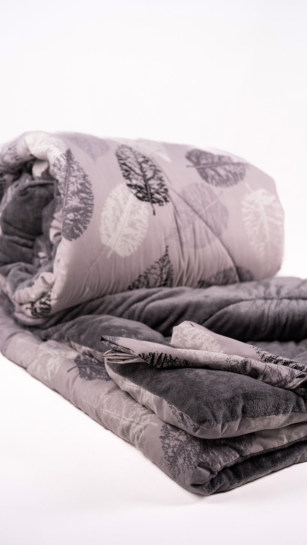 Printed Grey Bed Duvet