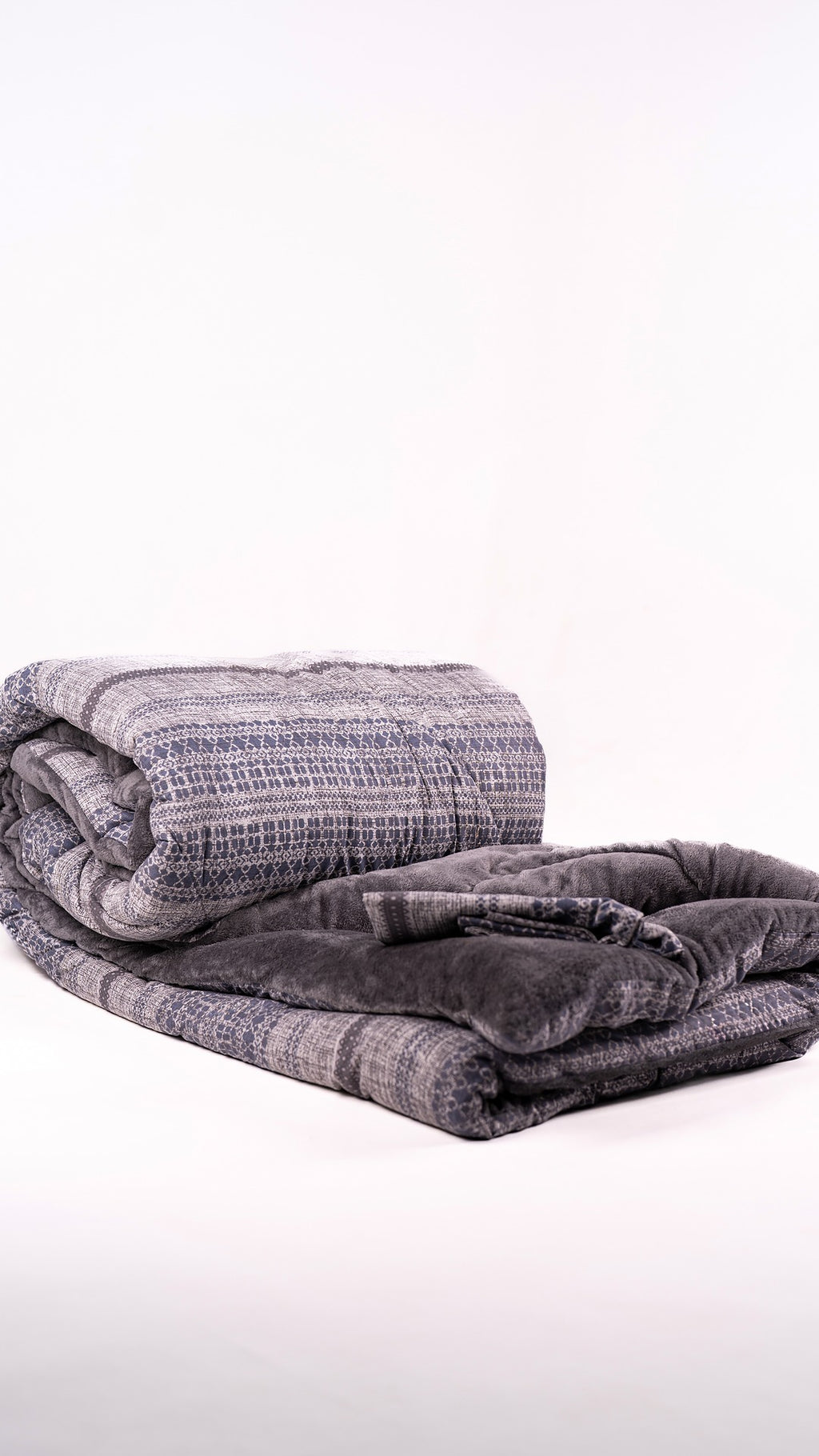 Printed Grey Bed Duvet