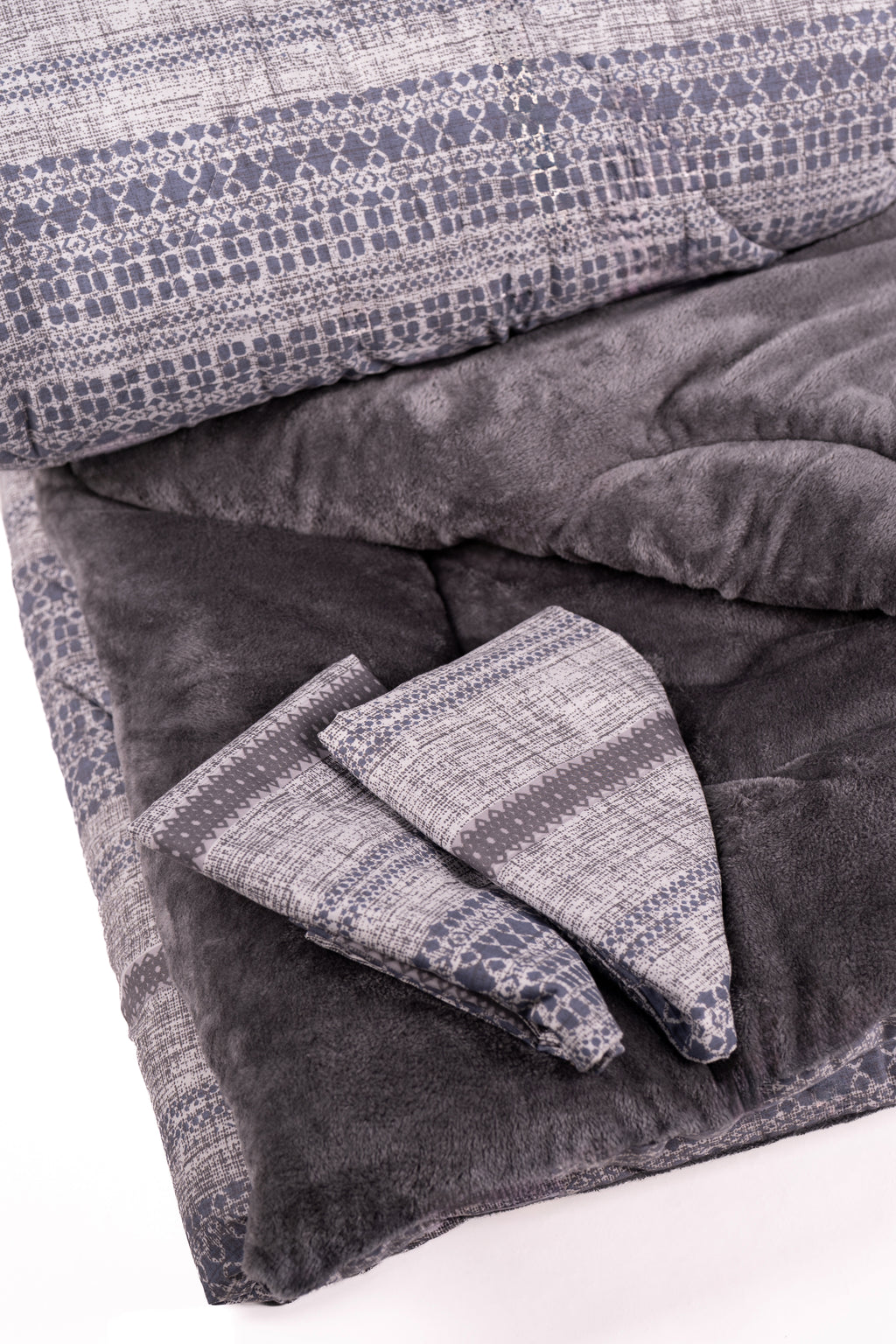 Printed Grey Bed Duvet