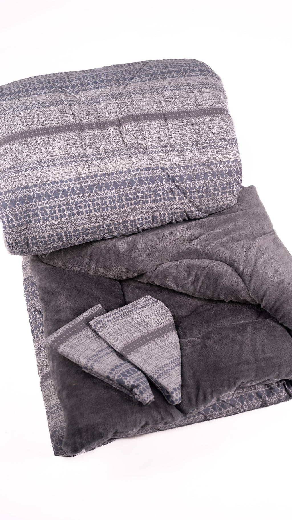 Printed Grey Bed Duvet