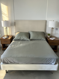 Grey bedsheet + 2 pillowcases