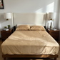 Beige Bedsheet + 2 pillowcases