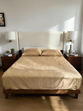 Beige Bedsheet + 2 pillowcases