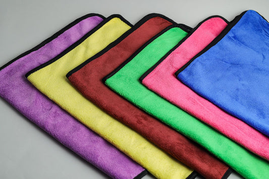 Microfiber Towel Bundle – Set of 6 Vibrant Colors